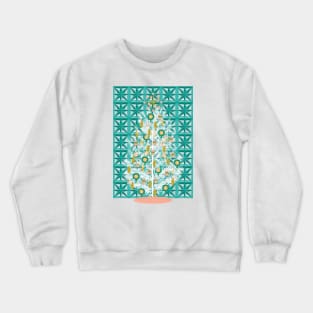 Mid Century Modern Christmas Tree Crewneck Sweatshirt